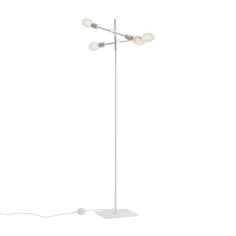 Customform Lampada da terra Twigo Floor 4 Bianco