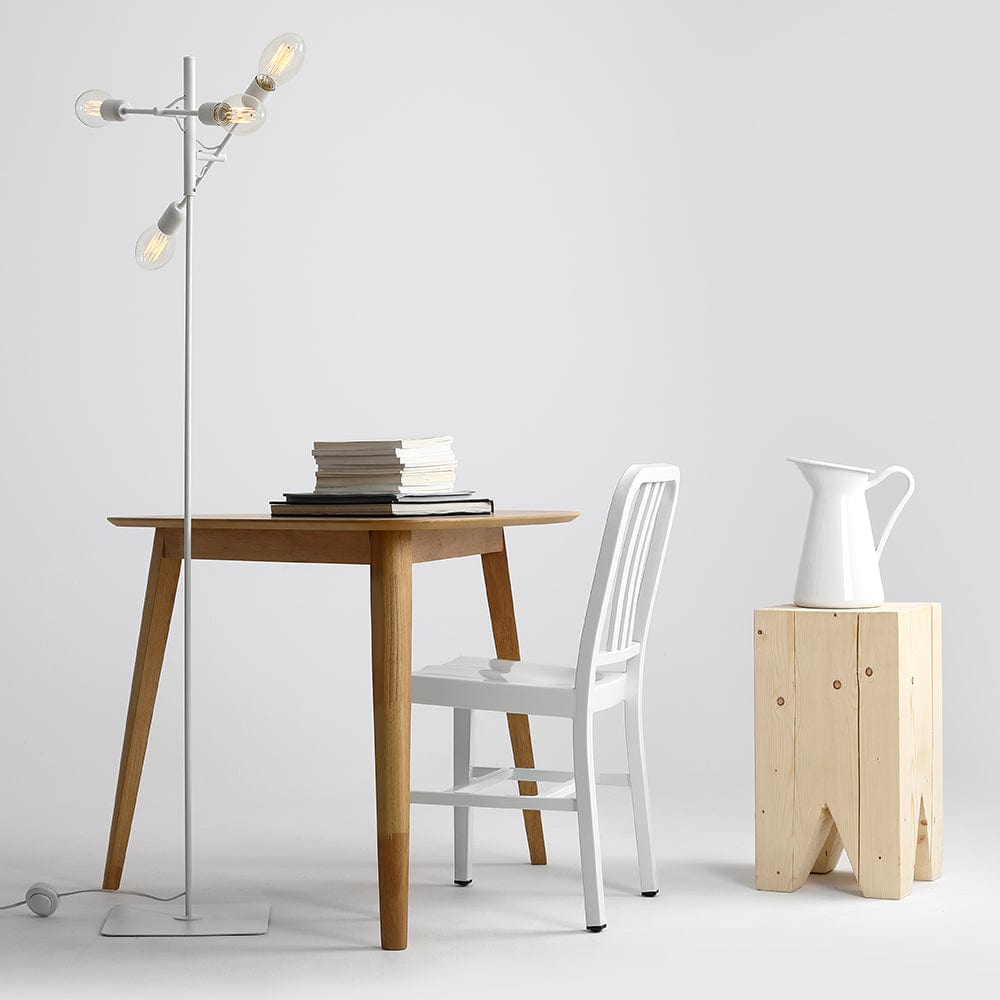 Customform Lampada da terra Twigo Floor 4 Bianco