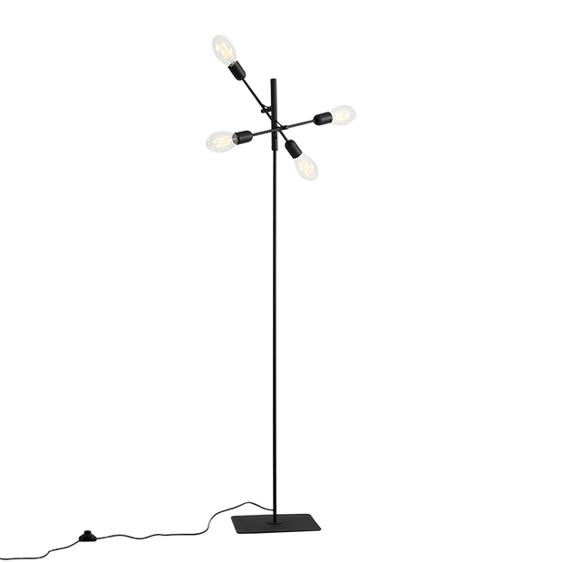 Customform Lampada da terra Twigo Floor 4 Nero