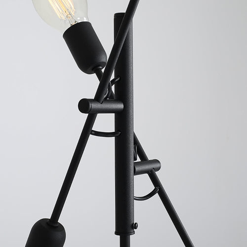 Customform Lampada da terra Twigo Floor 4 Nero