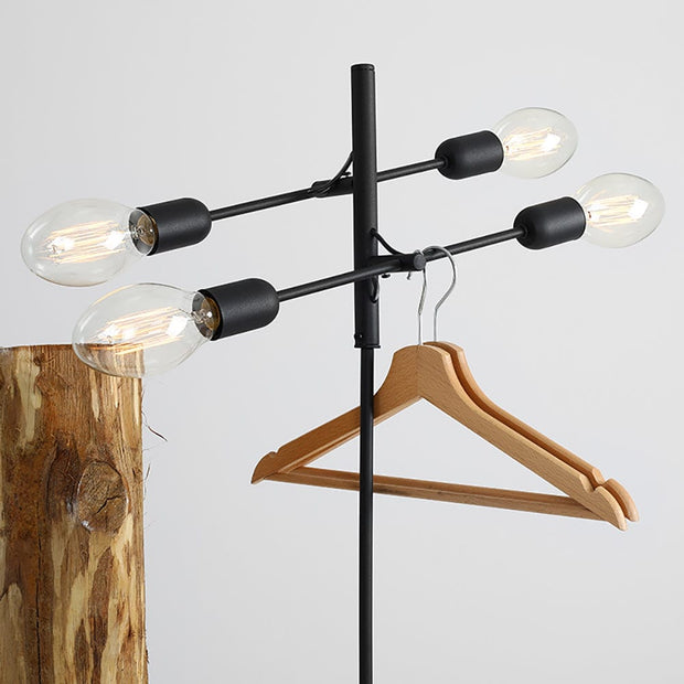 Customform Lampada da terra Twigo Floor 4 Nero