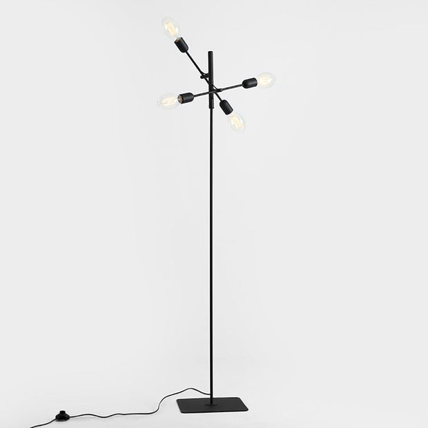 Customform Lampada da terra Twigo Floor 4 Nero