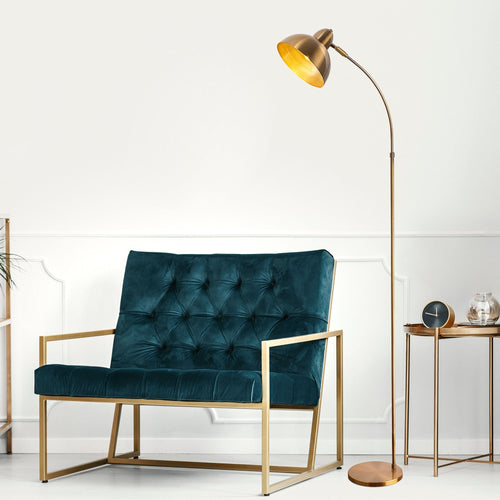 Asir Lampada da terra Varzan 10850 Ottone