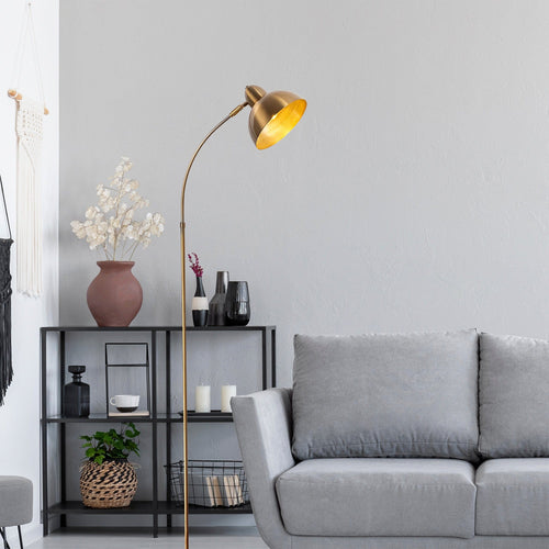 Asir Lampada da terra Varzan 10850 Ottone