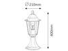RabaLux Lampada da terra Velence 8205 Bianco