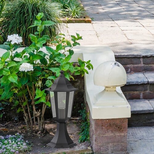 RabaLux Lampada da terra Velence 8206 Nero
