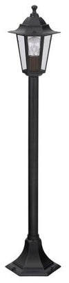 RabaLux Lampada da terra Velence 8210 Nero