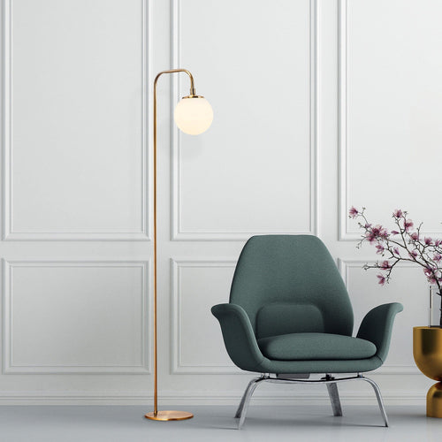 Asir Lampada da terra Viran 10955 Ottone
