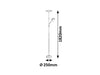 RabaLux Lampada da terra Vlasta 7006 Grigio