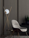 Maxlight Lampada da terra Xena F0055 Ottone