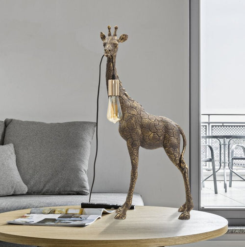 Mauro Ferretti Lampada da ufficio Giraffe Oro