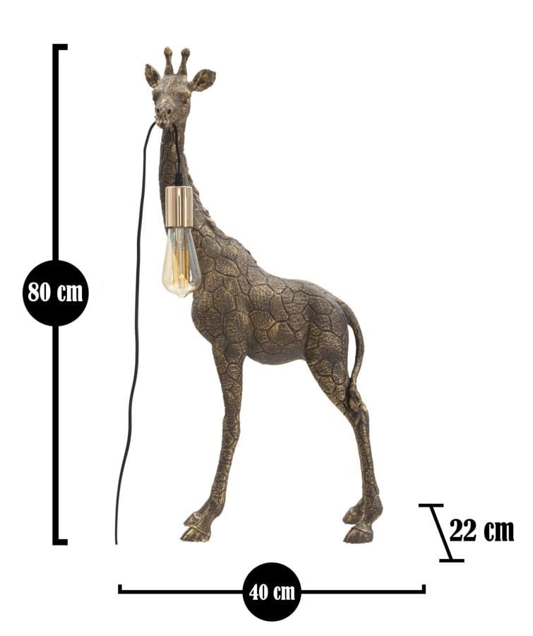 Mauro Ferretti Lampada da ufficio Giraffe Oro