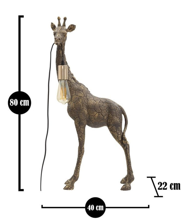 Mauro Ferretti Lampada da ufficio Giraffe Oro