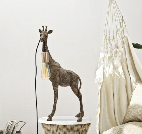 Mauro Ferretti Lampada da ufficio Giraffe Small Oro