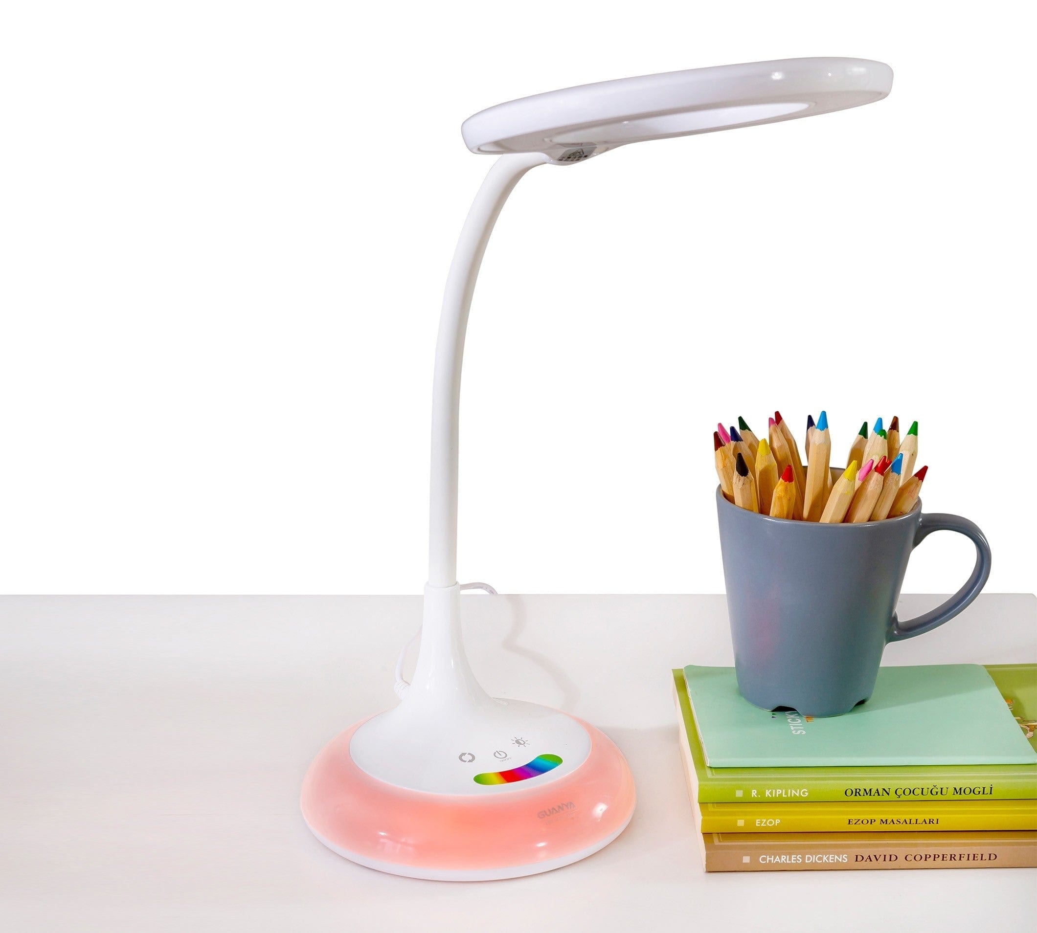 Cilek Lampada da ufficio per bambini Rainbow Bianco