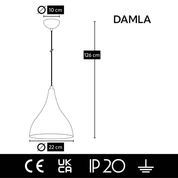 Oyo Lampada Damla Nero