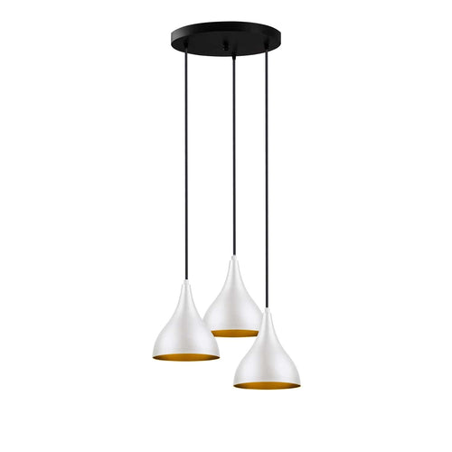 Oyo Lampada Damla Trio Asimetric Bianco