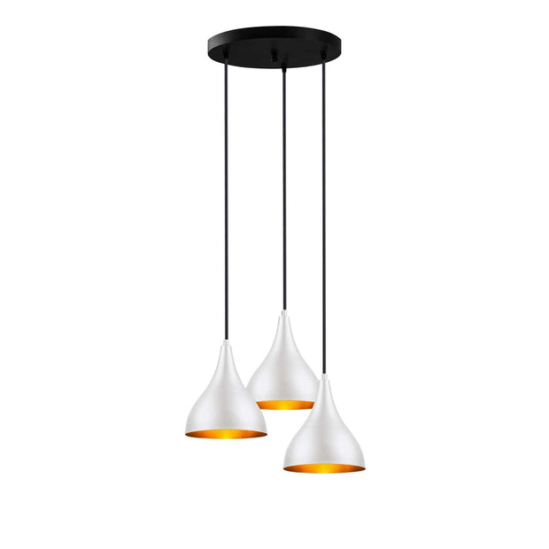 Oyo Lampada Damla Trio Asimetric Bianco