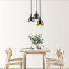 Oyo Lampada Damla Trio Asimetric Nero