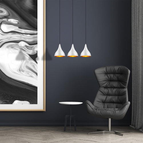 Oyo Lampada Damla Trio Line Bianco
