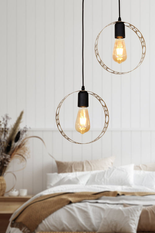 Oyo Lampada Desenli Ottone