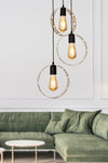 Oyo Lampada Desenli Ottone