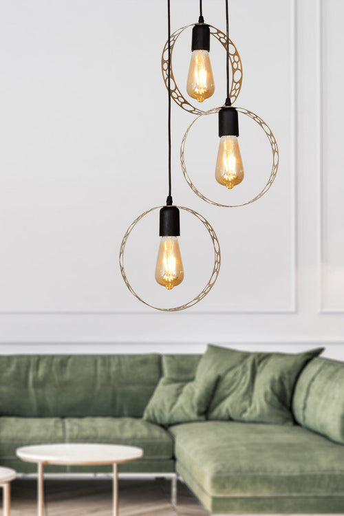 Oyo Lampada Desenli Ottone