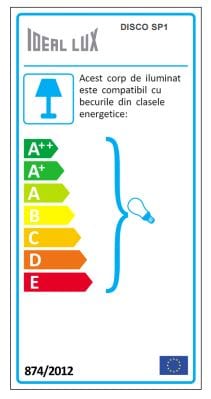 IdealLux Lampada Disco SP1