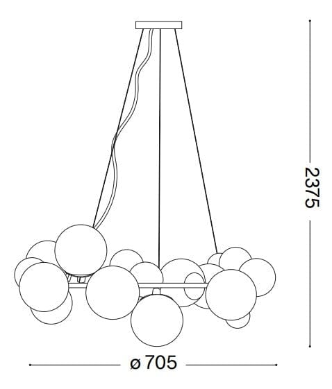 IdealLux Lampada Dna SP25 Bianco