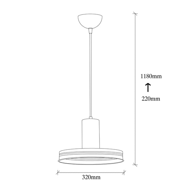 Asir Lampada Dodo 2521 Nero
