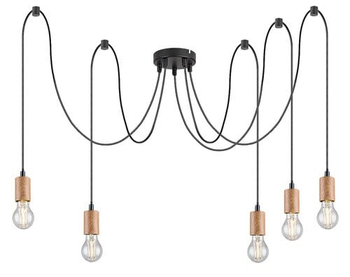 RabaLux Lampada Dollien 72075 Nero