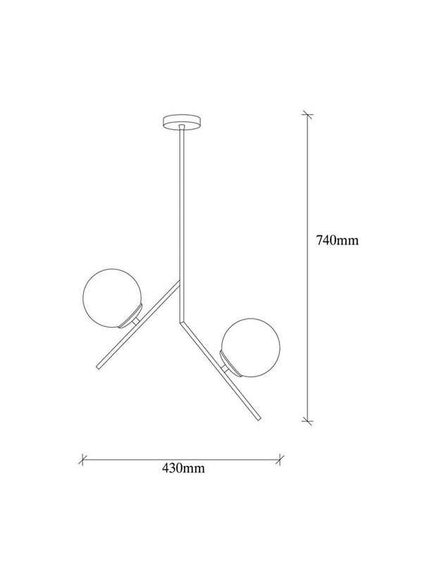 Asir Lampada Dolunay 144-AV Bianco e Nero