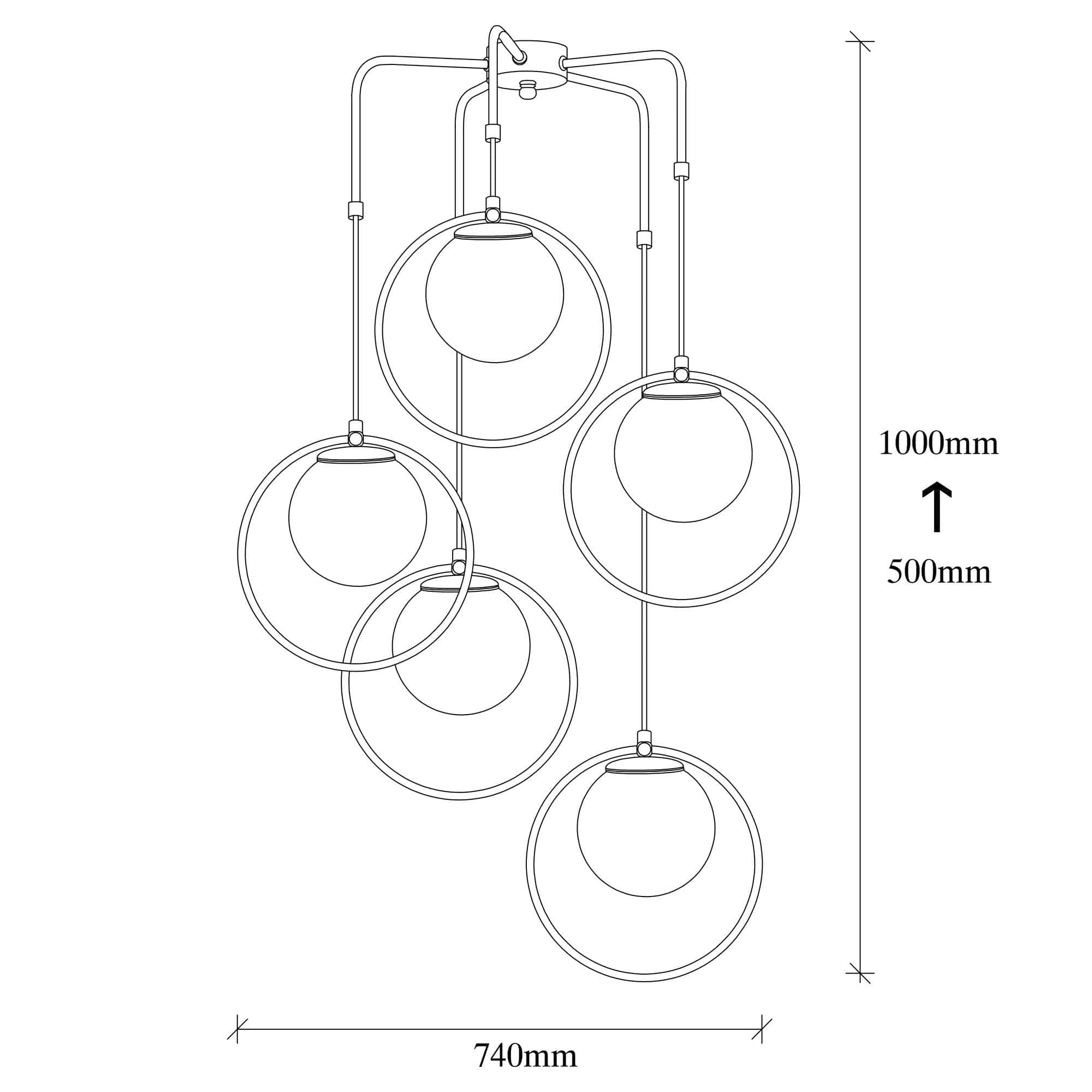 Asir Lampada Dolunay 4511 Bianco