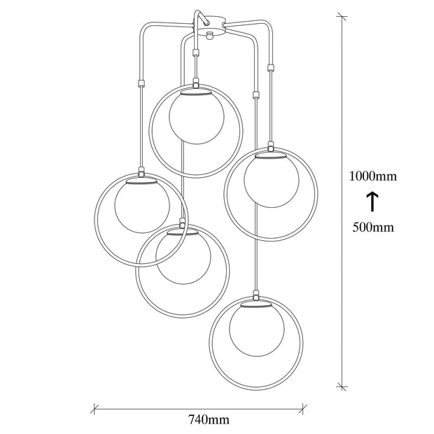 Asir Lampada Dolunay 4511 Bianco