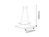 RabaLux Lampada Donatella Square 2546 Bianco