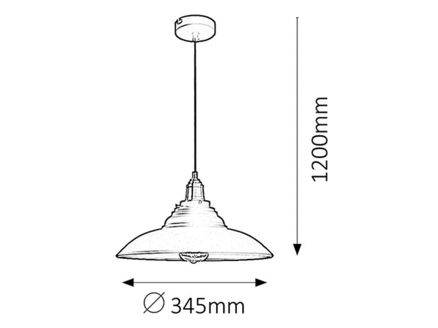 RabaLux Lampada Doug 2910 Nero