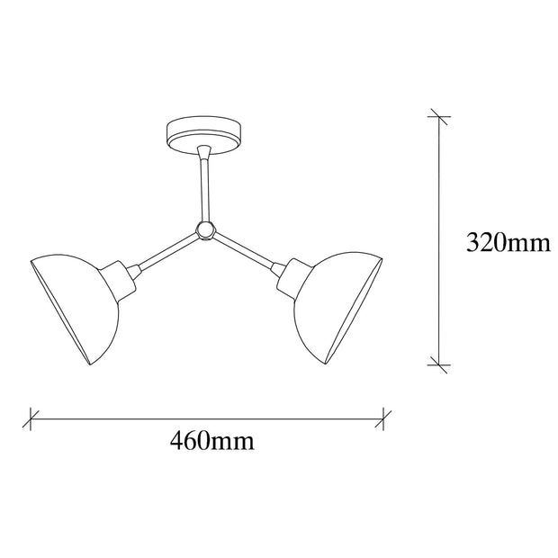 Asir Lampada Dram 1117 Ottone