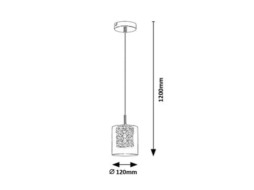 RabaLux Lampada Duchess 3114 Cromo
