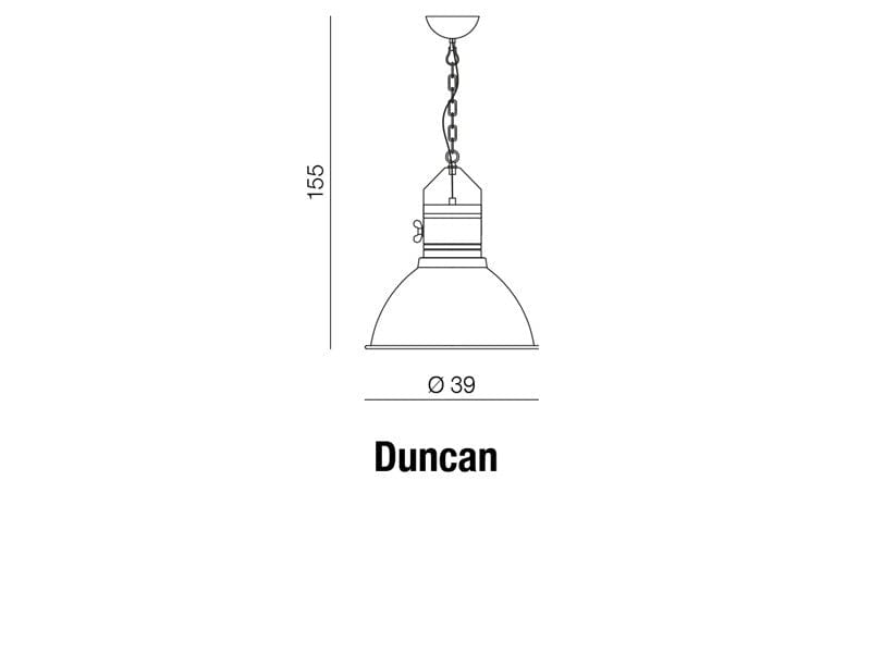 Azzarddo Lampada Duncan AZ1582 Bianco