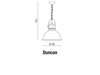 Azzarddo Lampada Duncan AZ1582 Bianco