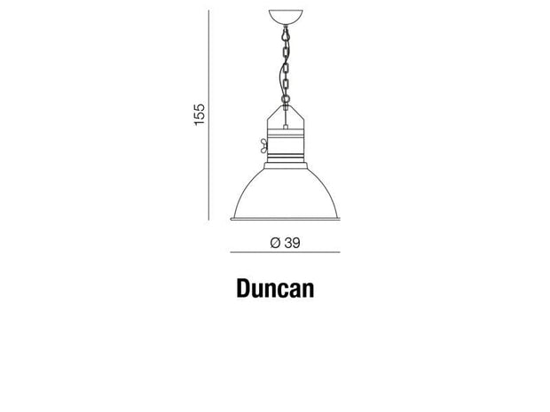 Azzarddo Lampada Duncan AZ1582 Bianco