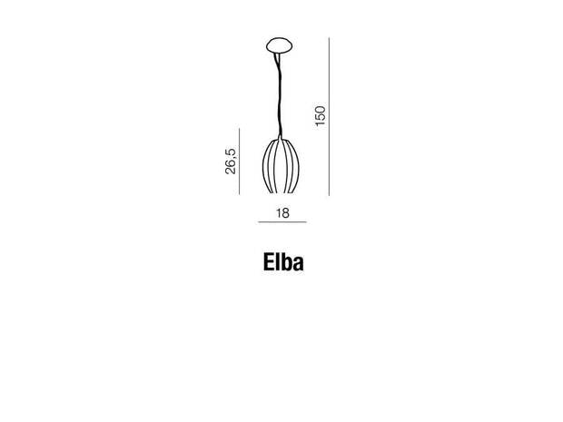 Azzarddo Lampada Elba AZ0158 Trasparente