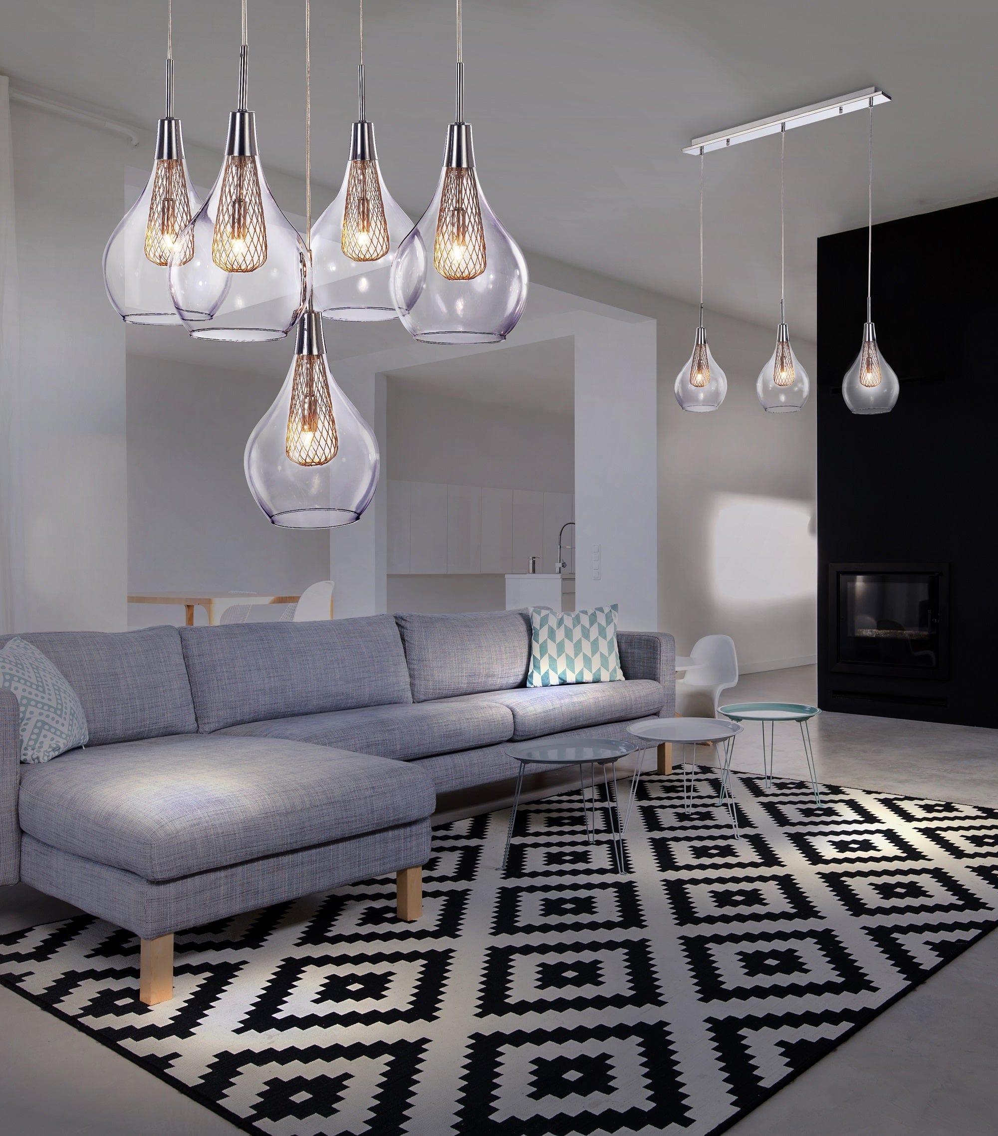 Azzarddo Lampada Elektra 3 Line AZ1689 Cromo