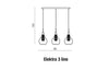 Azzarddo Lampada Elektra 3 Line AZ1689 Cromo