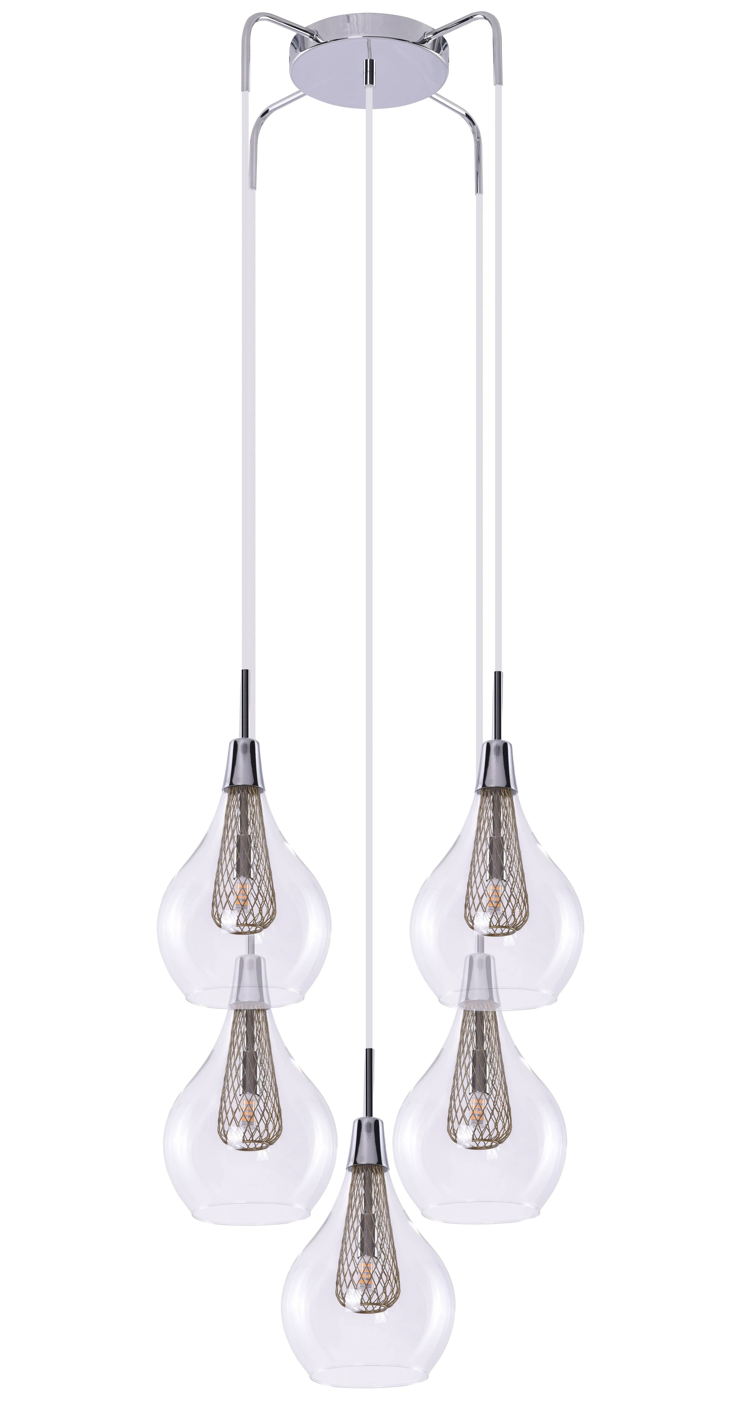 Azzarddo Lampada Elektra 5 AZ1690 Cromo