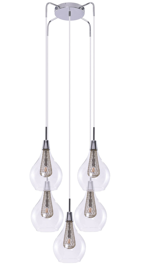 Azzarddo Lampada Elektra 5 AZ1690 Cromo