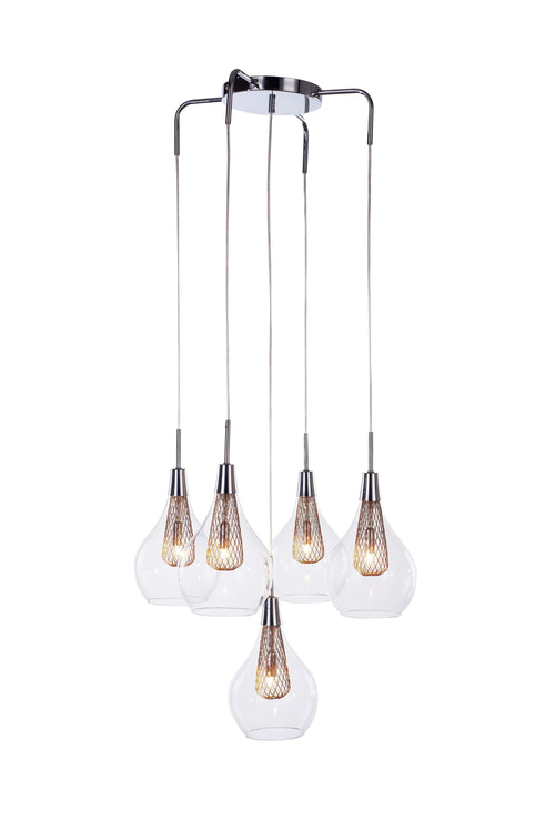 Azzarddo Lampada Elektra 5 AZ1690 Cromo