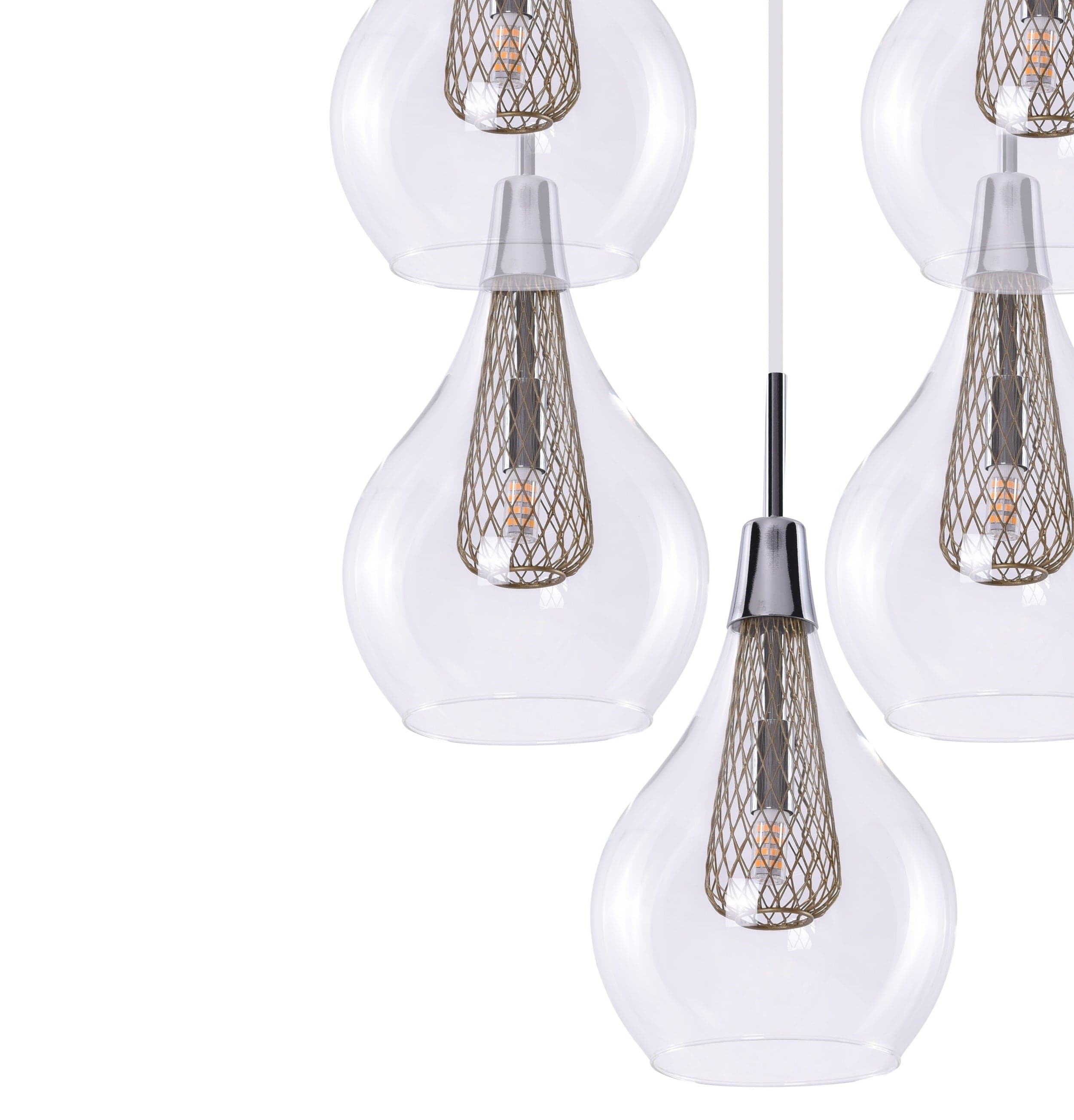Azzarddo Lampada Elektra 5 AZ1690 Cromo