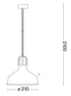 IdealLux Lampada Eris-1 SP1 Bianco