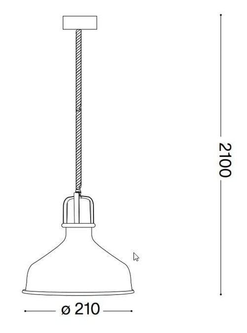 IdealLux Lampada Eris-1 SP1 Bianco